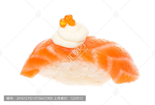 白底三文魚壽司