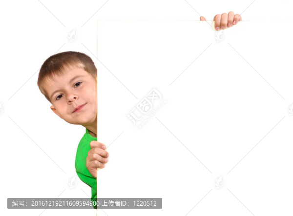 打著白旗的男孩