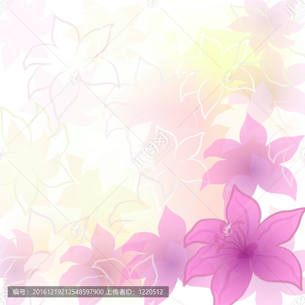 摘要花卉背景