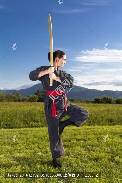 女忍者與武士刀