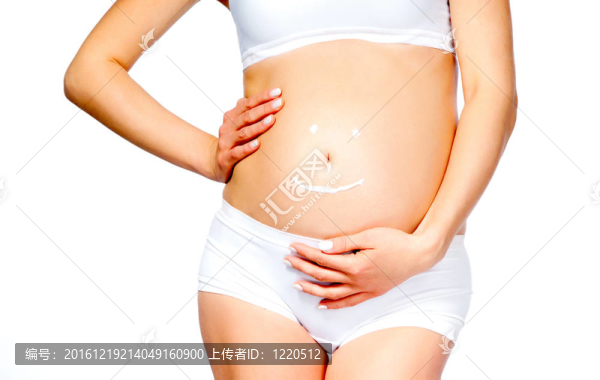懷孕少女化妝霜