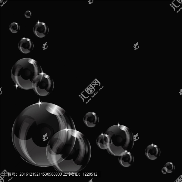 透明肥皂泡背景設(shè)計