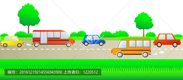 孤立的道路景觀