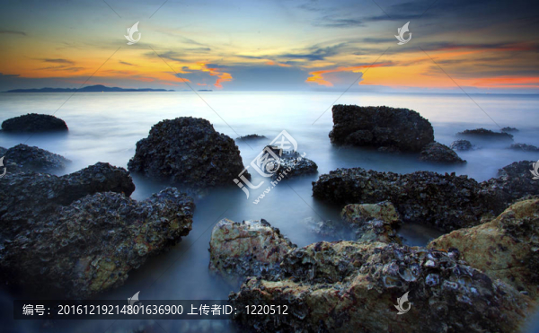 日落海灘