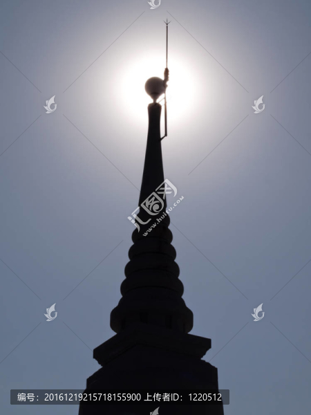 剪影寶塔