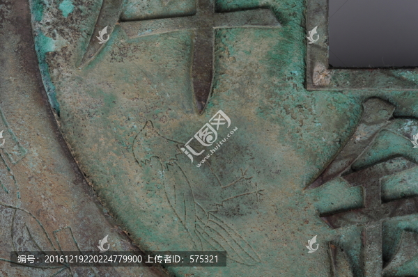 銅錢紋理,雕刻