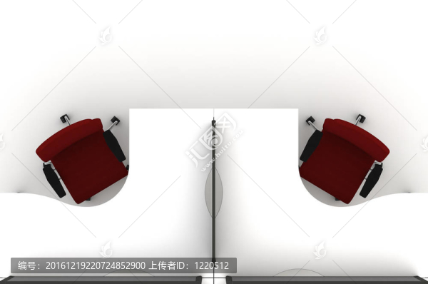 工作站table-3d插圖