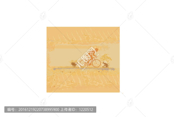 騎自行車的海報