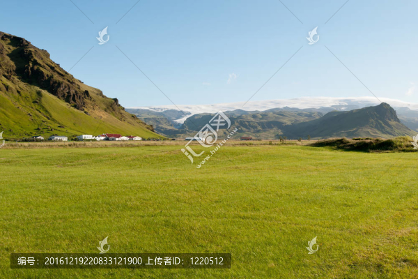 在冰島瓦特納冰原