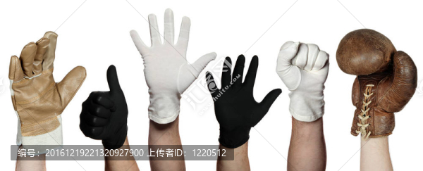不同手套的概念