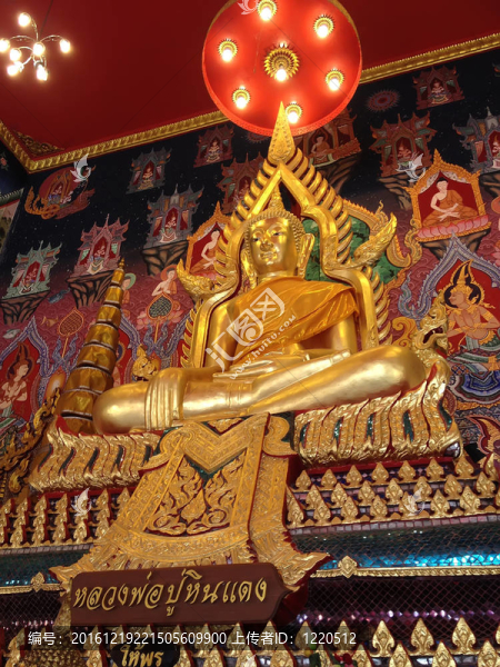 泰國寺廟中的如來佛祖形象