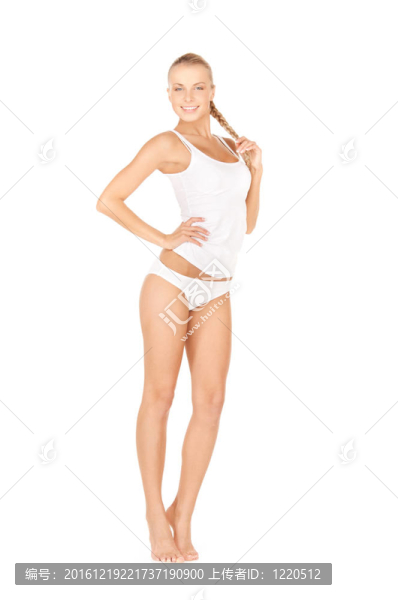 純棉內(nèi)衣美女