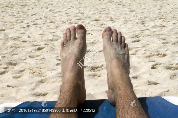 沙灘腳