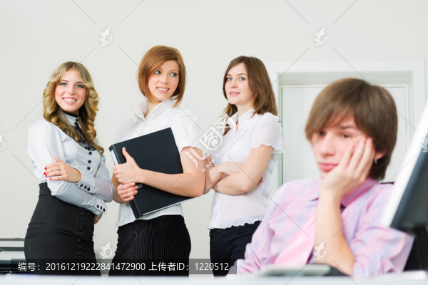 年輕的商人