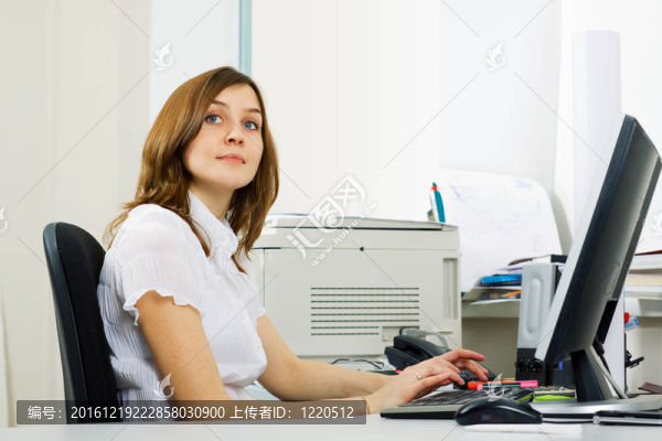 年輕的女商人
