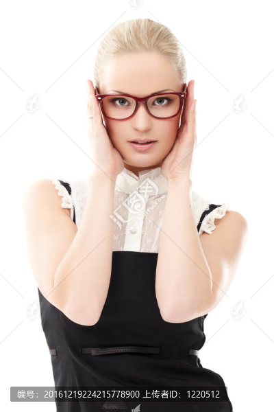 戴眼鏡的女士
