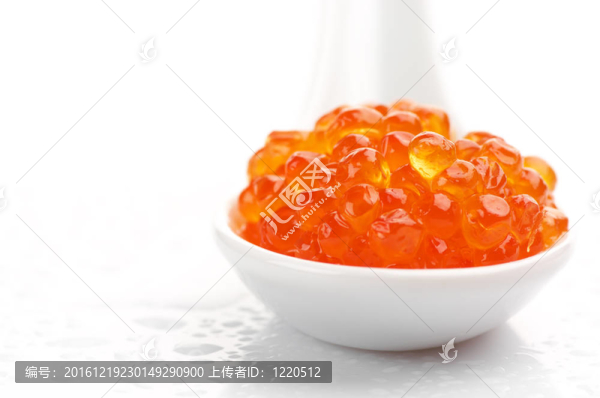匙魚子醬鮭魚