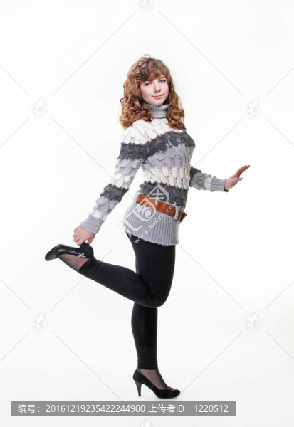 假扮少女穿冬衣