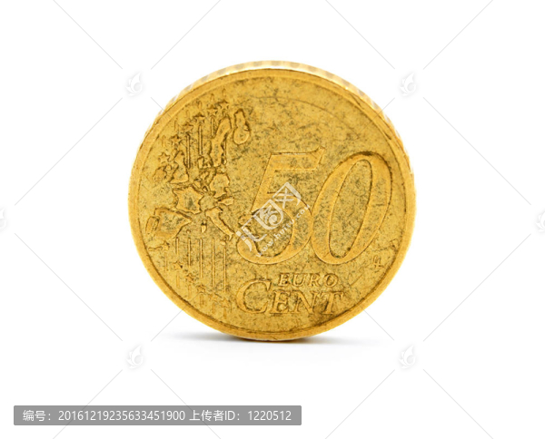 白底金幣。