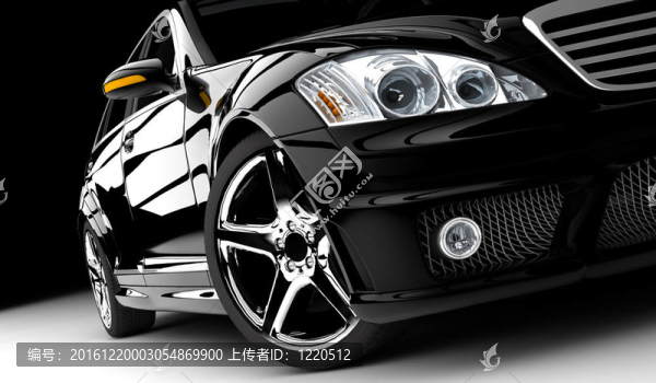 黑色的車