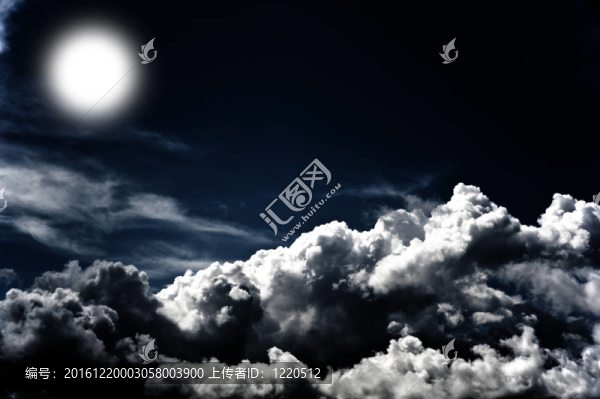 多云的天空