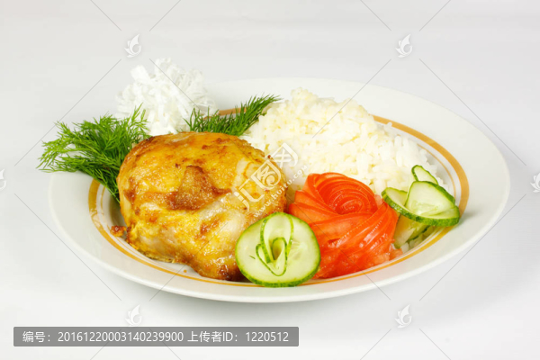 白蒜蒸雞飯