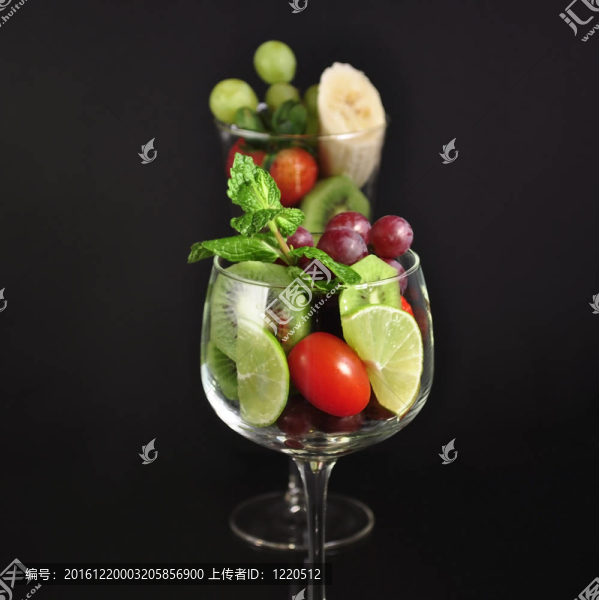 在葡萄酒的水果