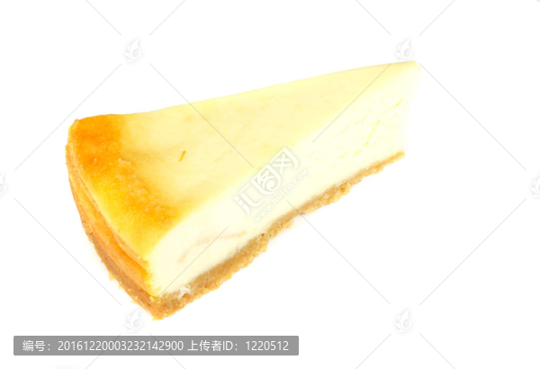 芝士蛋糕白色隔離