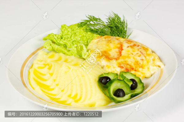 火腿和芝士土豆