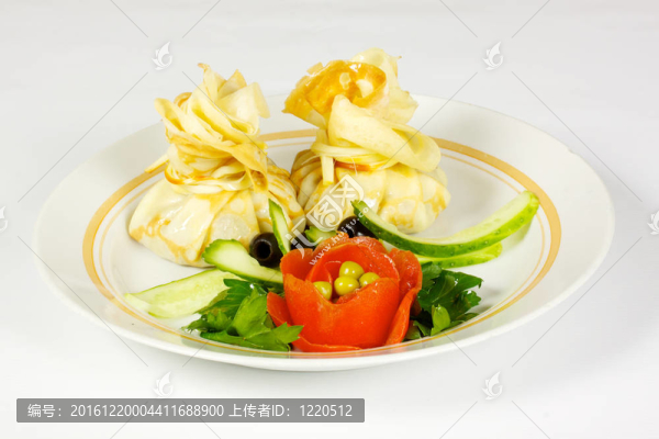美味的煎餅像蛋糕了