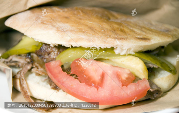 伊斯坦布爾火雞肉三明治皮塔陀螺