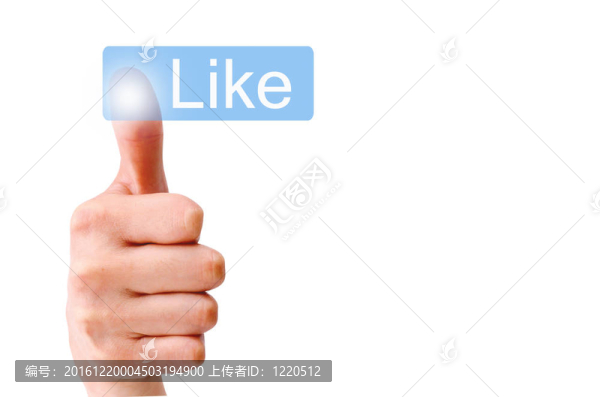 手按按鈕