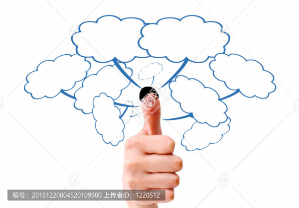 快樂手指笑臉控股與社會網(wǎng)絡的標志