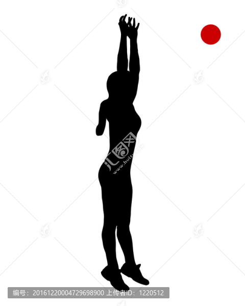 女人接住球