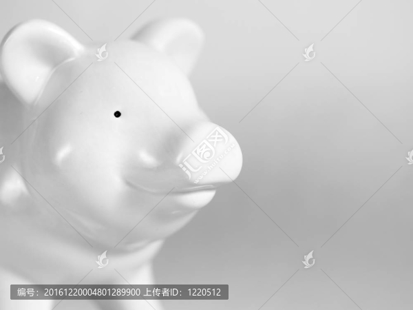 白色的存錢(qián)罐