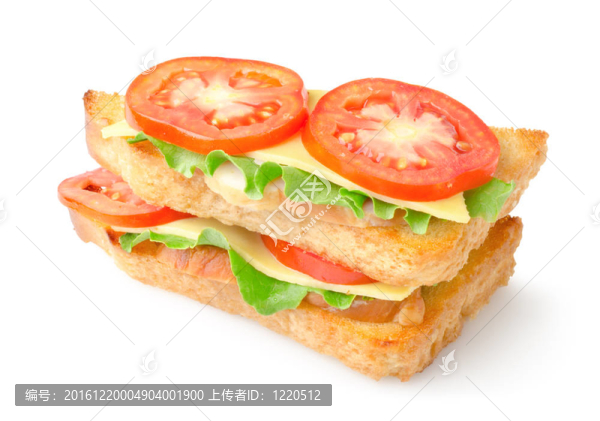 三明治和蔬菜