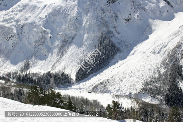 高加索山脈山區(qū)滑雪勝地