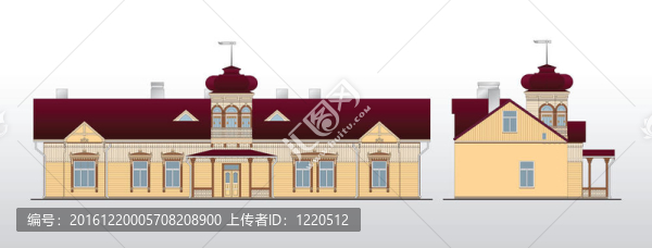 老式住宅建筑平面圖