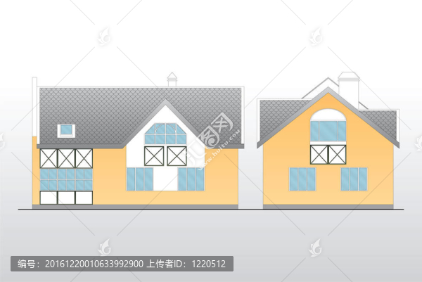 老式住宅建筑平面圖