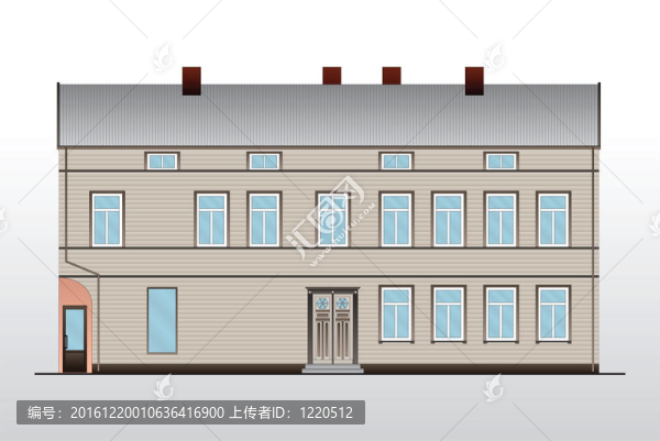 老式住宅建筑平面圖