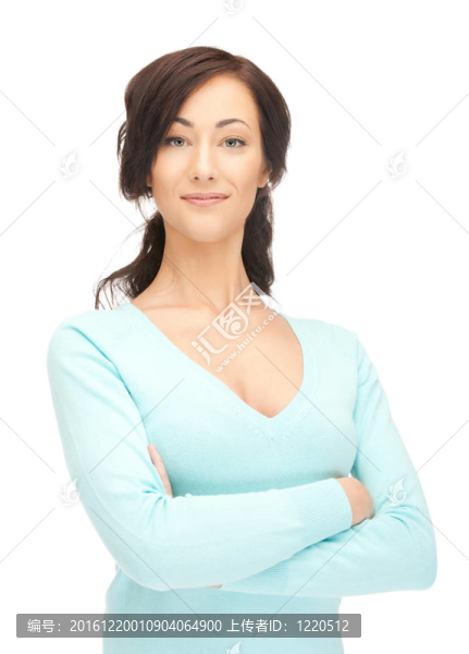 平靜友好的女人