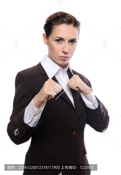 年輕的女商人沖