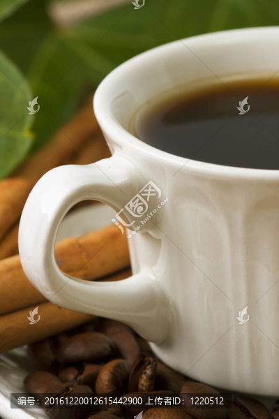 咖啡館場(chǎng)景；種子；谷物和香料