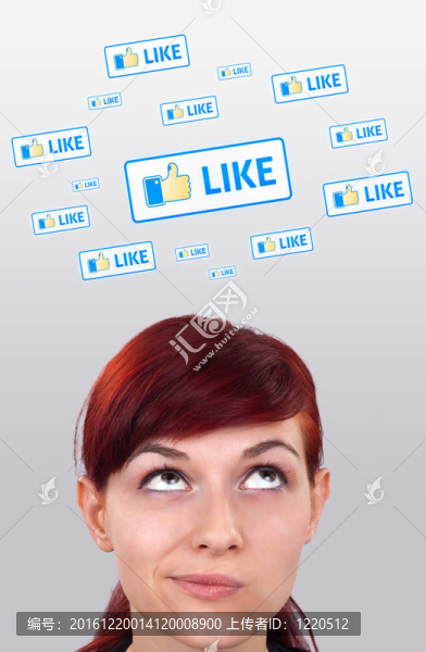 年輕女孩看社會(huì)類(lèi)型的圖標(biāo)和標(biāo)志