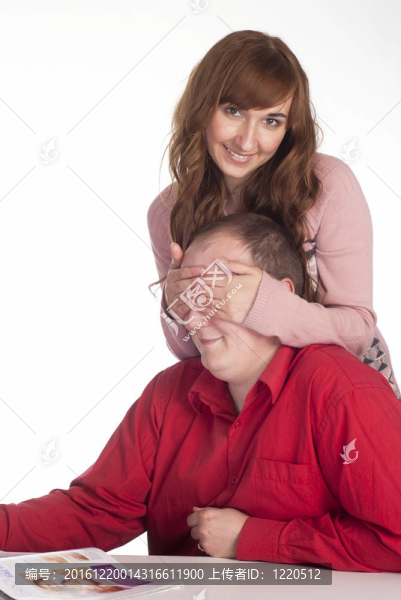 可愛的夫婦閱讀
