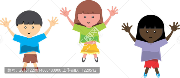 孩子們跳