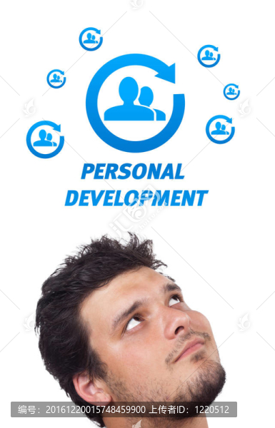 年輕的頭看著勞動(dòng)類型的圖標(biāo)