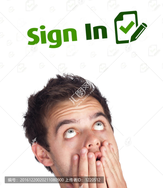 年輕的頭看著互聯(lián)網(wǎng)類型的圖標(biāo)