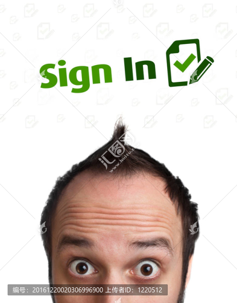 年輕的頭看著互聯(lián)網(wǎng)類型的圖標