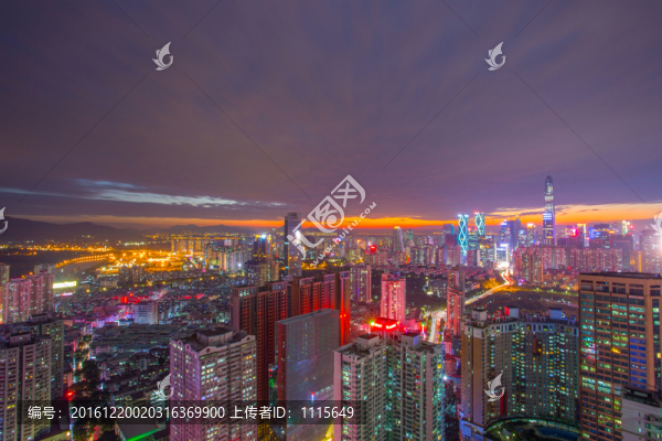 深圳全景夜景
